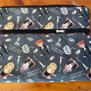 Hocus Pocus Handmade Computer MacBook Sleeve Cover - Front Pocket with Zipper